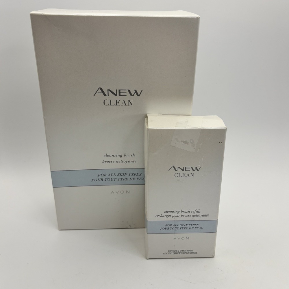Avon Anew Clean Cleansing Brush Refills (2 Brush Refills) + 2nd Box‎  Of 2 New